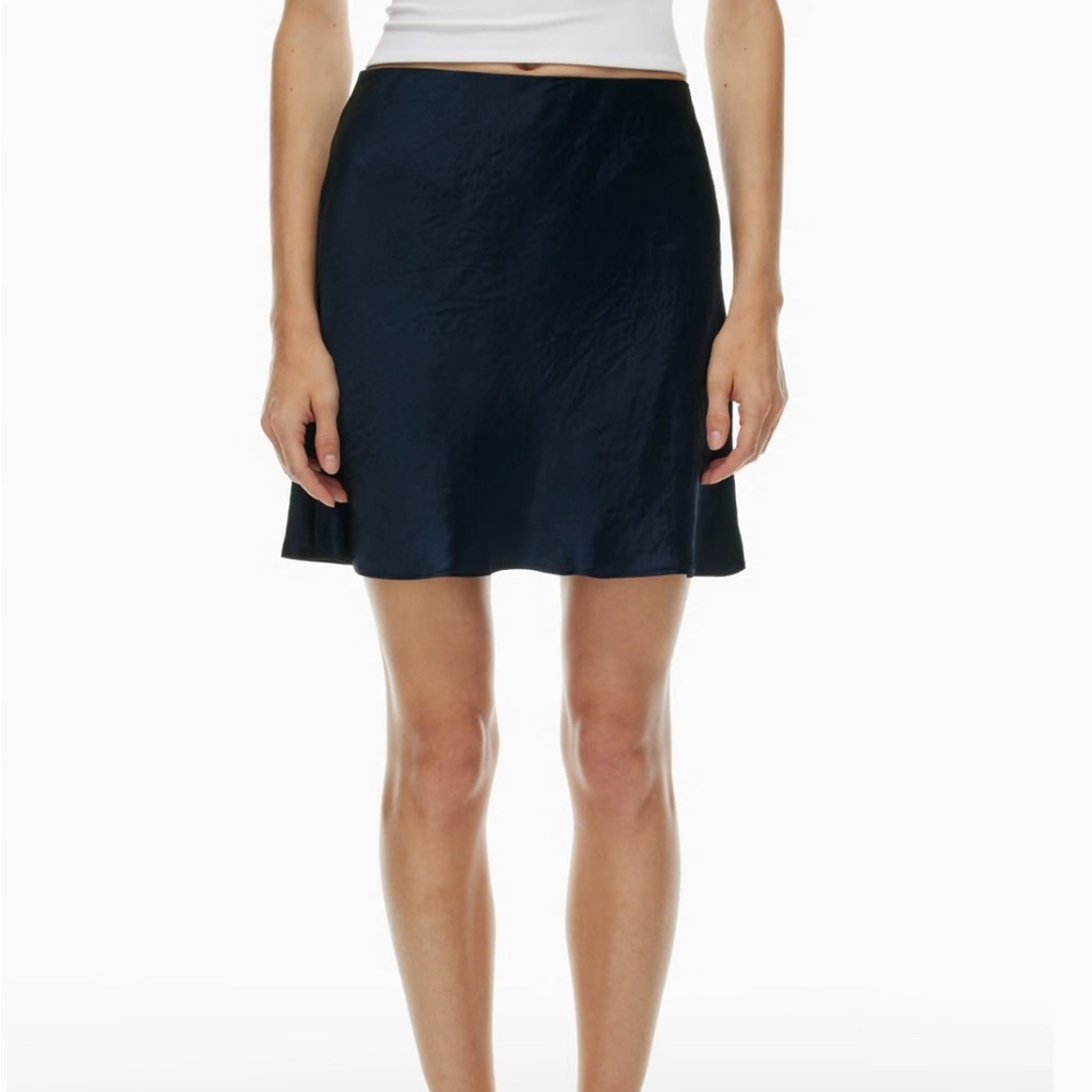 Navy A-Line Mini Skirt - Women's